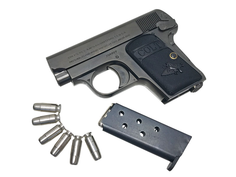 コクサイ] コルト ポケット.25オート ブローバックモデルガン ブラック