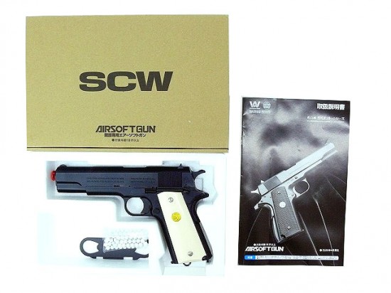 WA] コルト M1911 硫黄島からの手紙 栗林中将の拳銃 ガスガン (中古)の