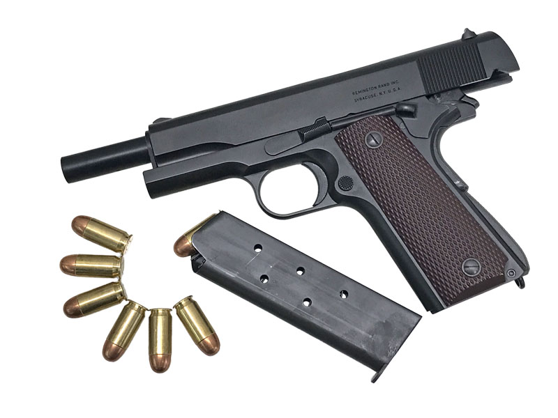 CAW] レミントンランド M1911 A1 HW ブラック ダミーカート モデルガン