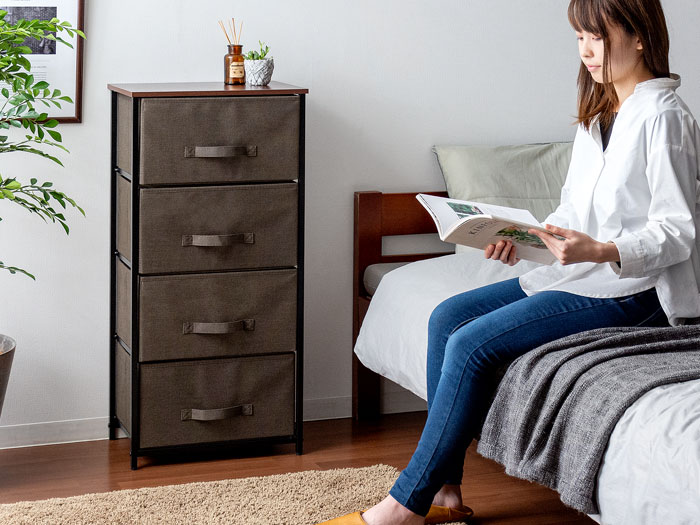 マルチチェスト KLIM〔クリム〕4杯タイプ [幅45/4段] | 家具