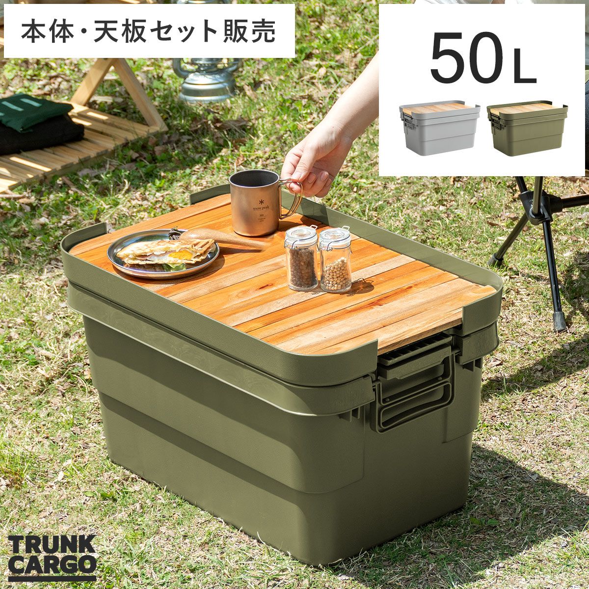 TRUNK CARGO(トランクカーゴ) 50Lタイプ 本体・天板セット販売 | 家具