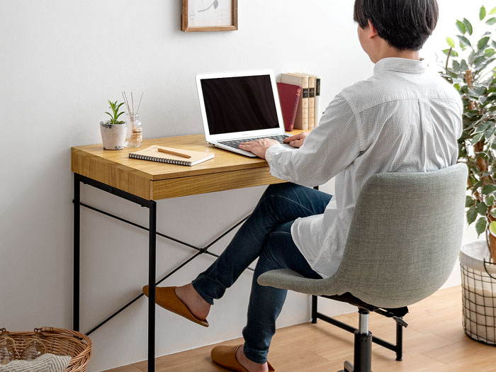 天然木突き板デスク ELUNA(エルナ) | 家具・インテリア通販 【公式