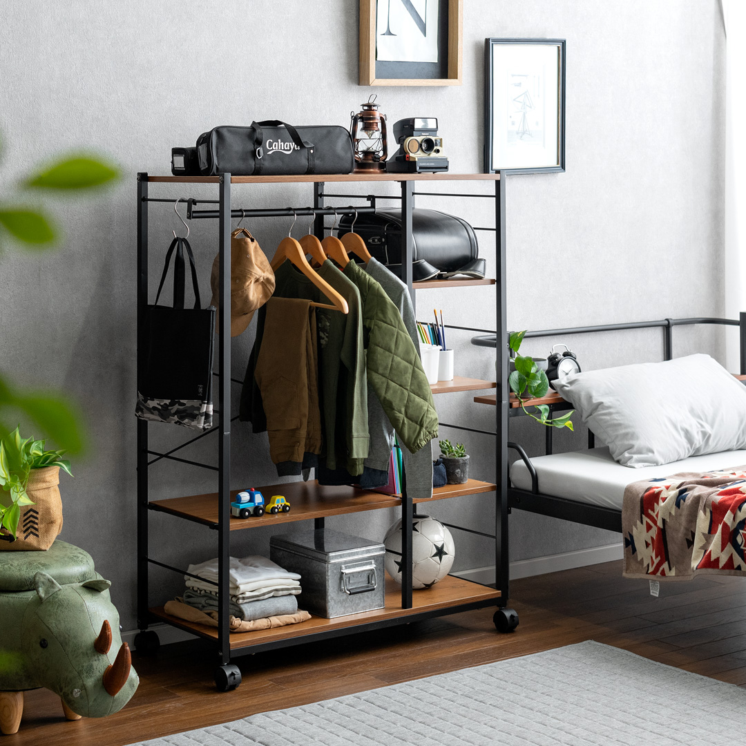 マルチハンガーラック FAVORI(ファボリ) 高さ120cm キッズタイプ