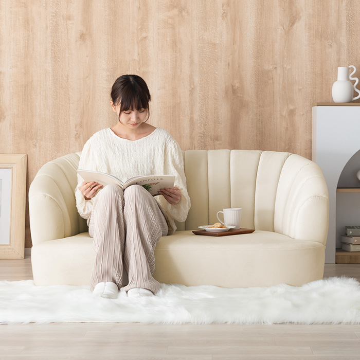 ☆韓国セレクトショップページ☆ ホワイトリクライニングソファ ☆韓国