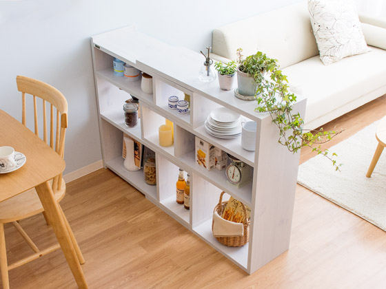 伸縮式ラック SLIDE SHELF 高さ88cmタイプ | 家具・インテリア通販