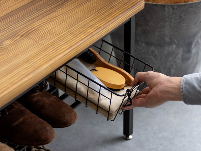 ヴィンテージウッド収納付きベンチ Lewis (ルイス) | 家具・インテリア