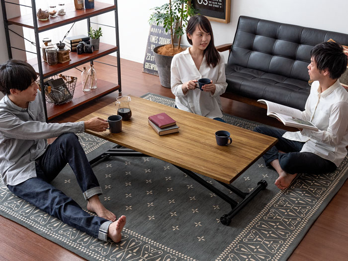 昇降式リフティングテーブル Lewis(ルイス) | 家具・インテリア通販