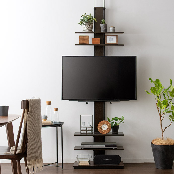 壁掛け風つっぱりテレビスタンド MOLLY(モリー) | 家具・インテリア