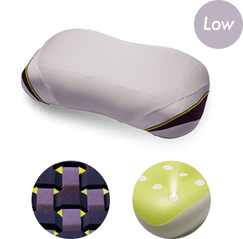 先進のメカニズムで支える。スタンダード4Dモデル［エアー4D］ピロー