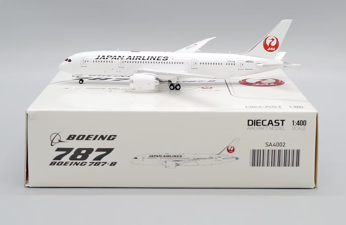 航空機・ヘリコプター Boeing 787-9 Japan Airlines 1/400 航空機