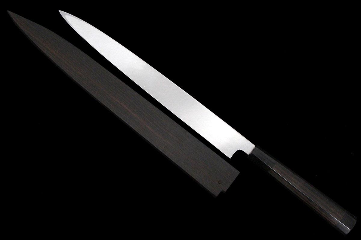 宗良作 柳刃包丁 尺一 本鍛錬 黒檀柄 宗良作 柳刃包丁 尺一 本鍛錬