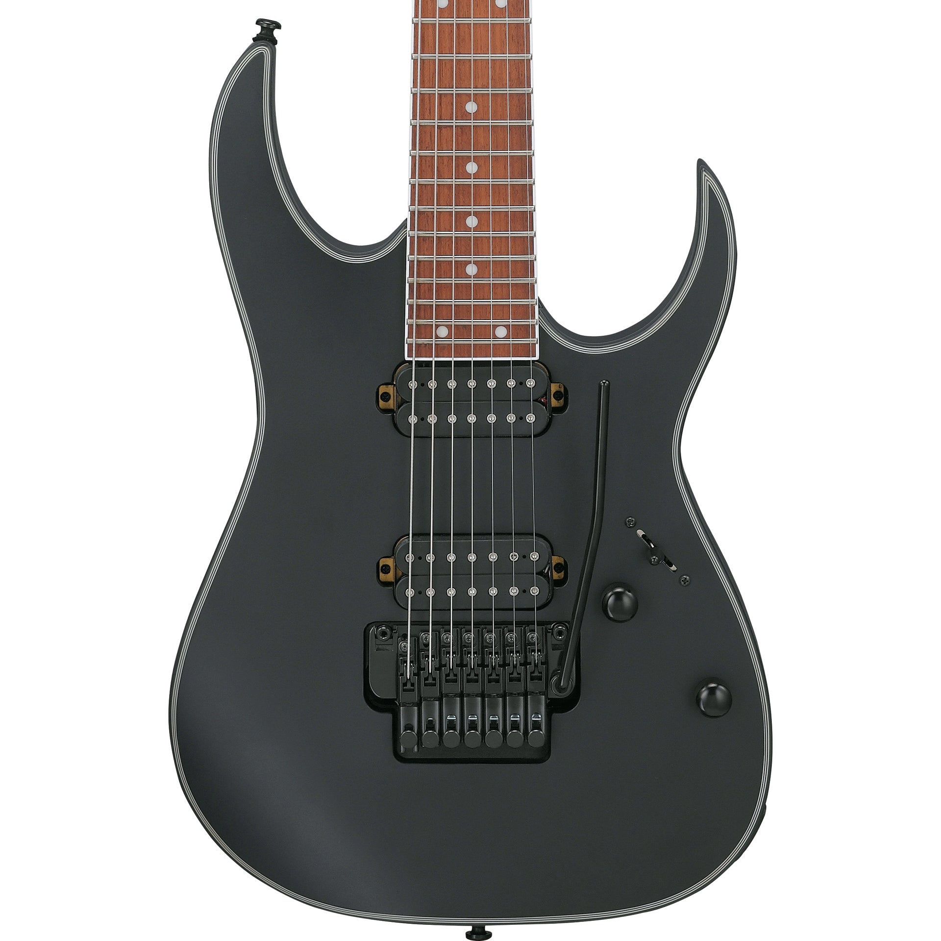 Ibanez RG7420EXBKF RG Standard 7-String Electric Guitar, Black