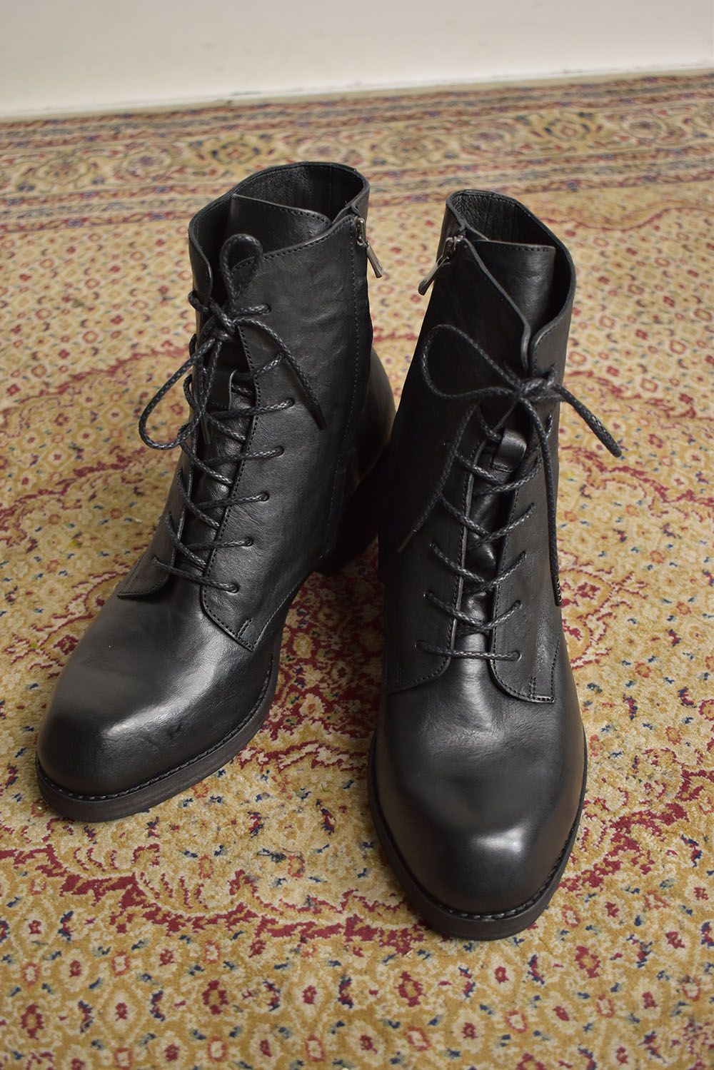 kujaku - Side Zip Heel Boots