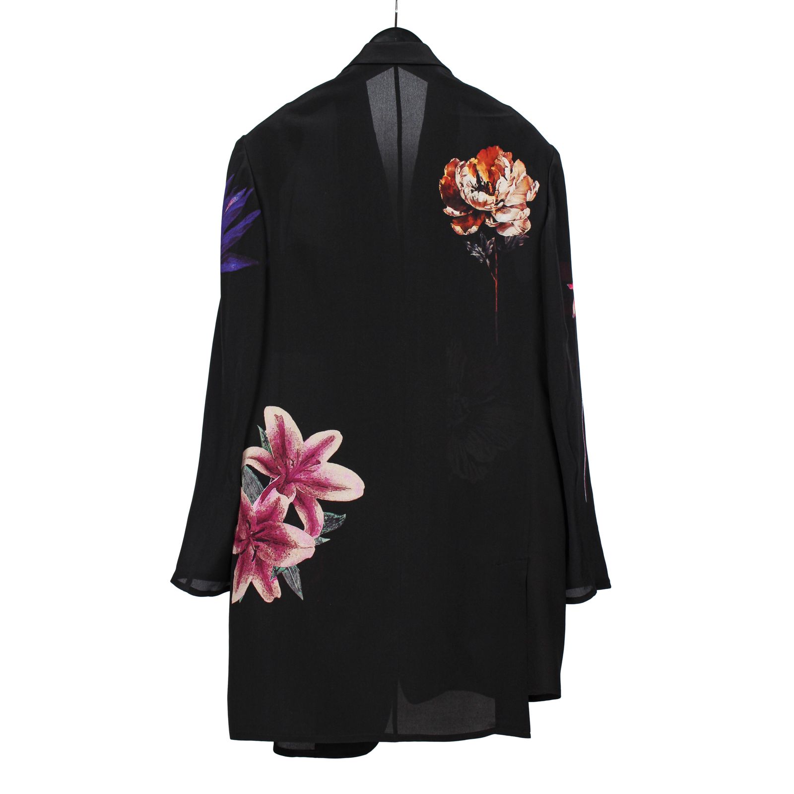 yohji yamamoto - pour homme | 花柄プリントJ / シルクジャケット