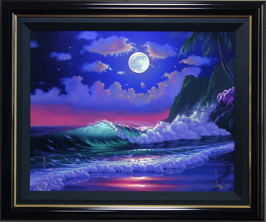 ジョンアルホーグ パームパラダイス ダイヤ2個 ハワイ 海 ジョンアル