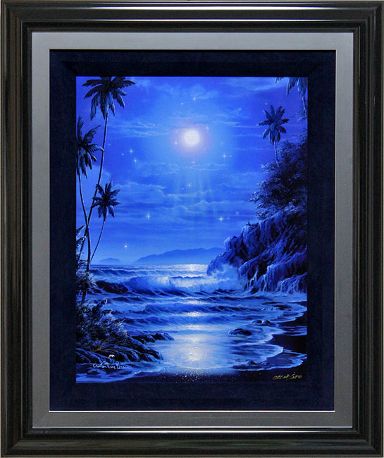 ラッセン版画 ハワイアンナイト（S）｜アートアレックスギャラリー