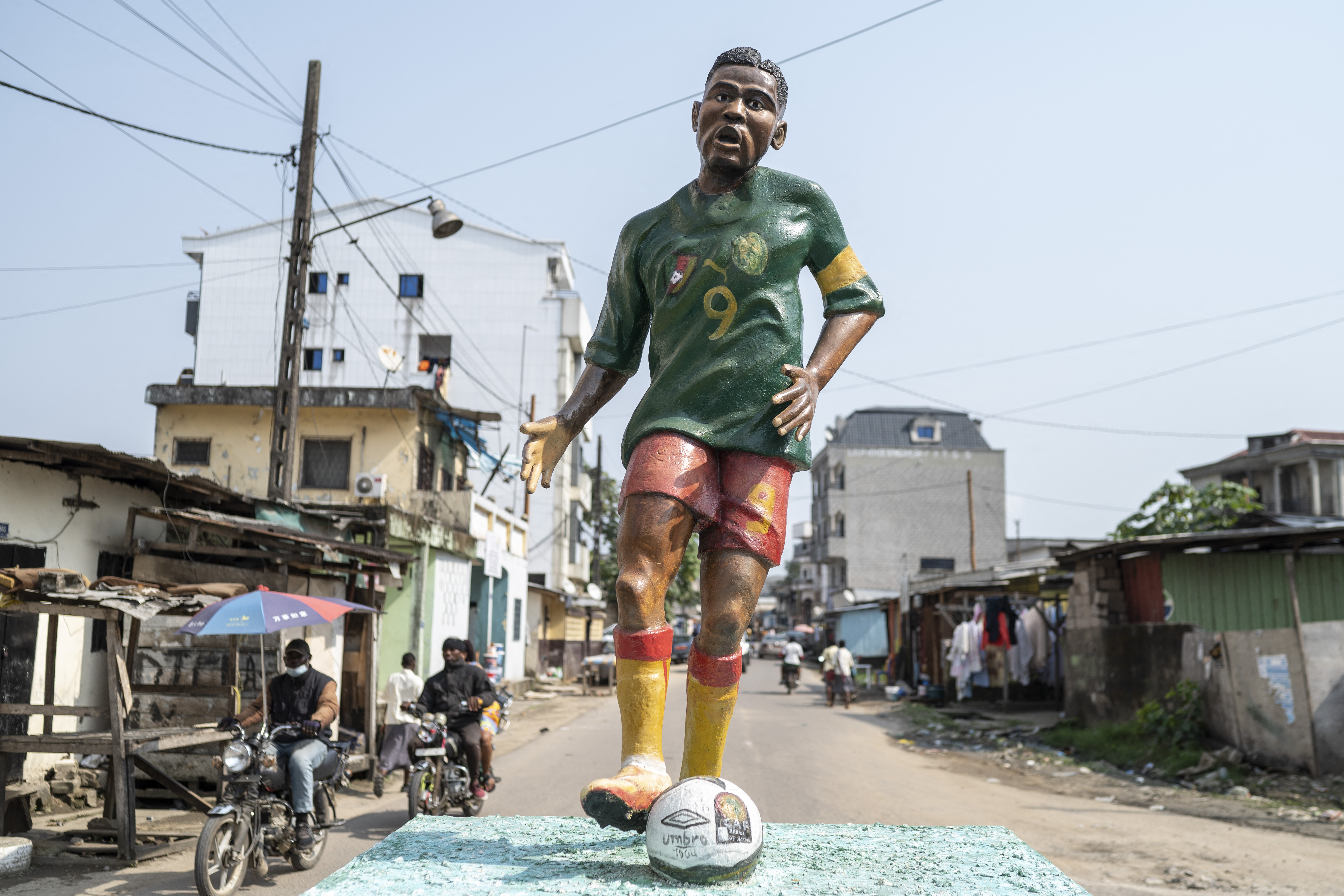 Cameroon's Samuel Eto'o, the pride of AFCON host city Douala