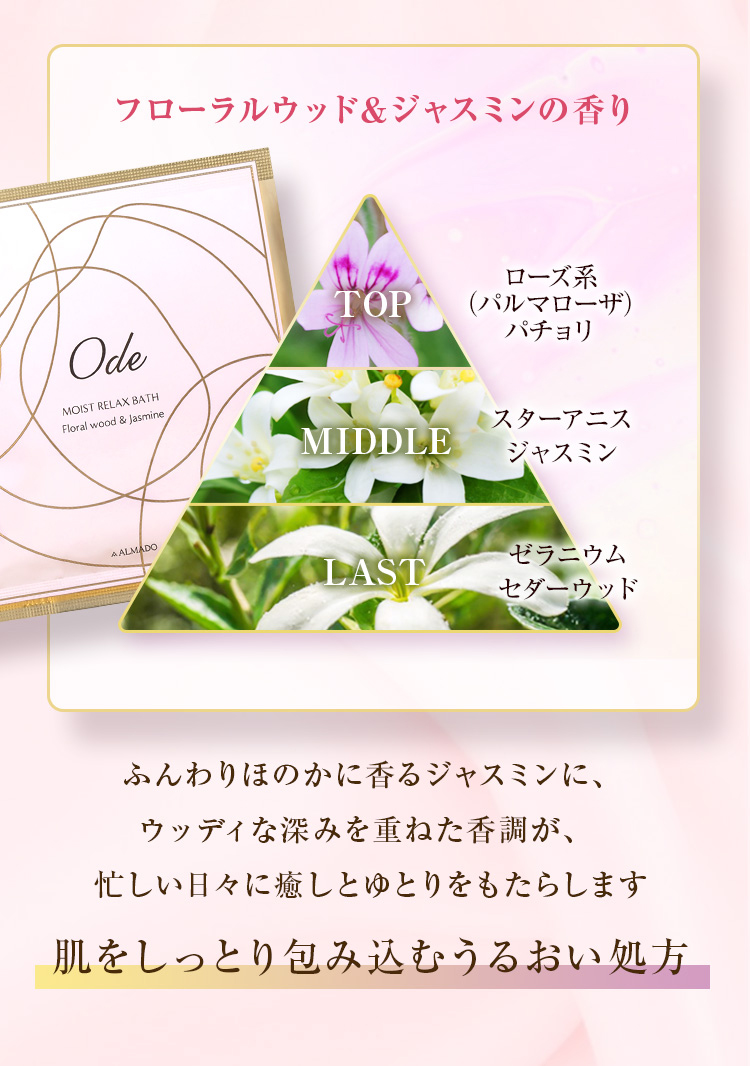 オーディ モイストリラックスバス（25g×6包入）入浴料｜卵殻膜の