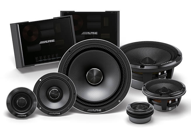 Alpine | Alpine Status Hi-Res 6.5” 3-Way Component Speaker Set