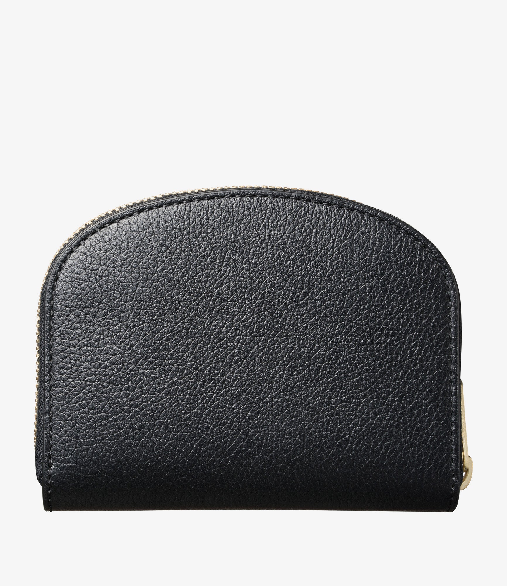 Demi-Lune compact wallet - Grained leather | A.P.C. Accessories