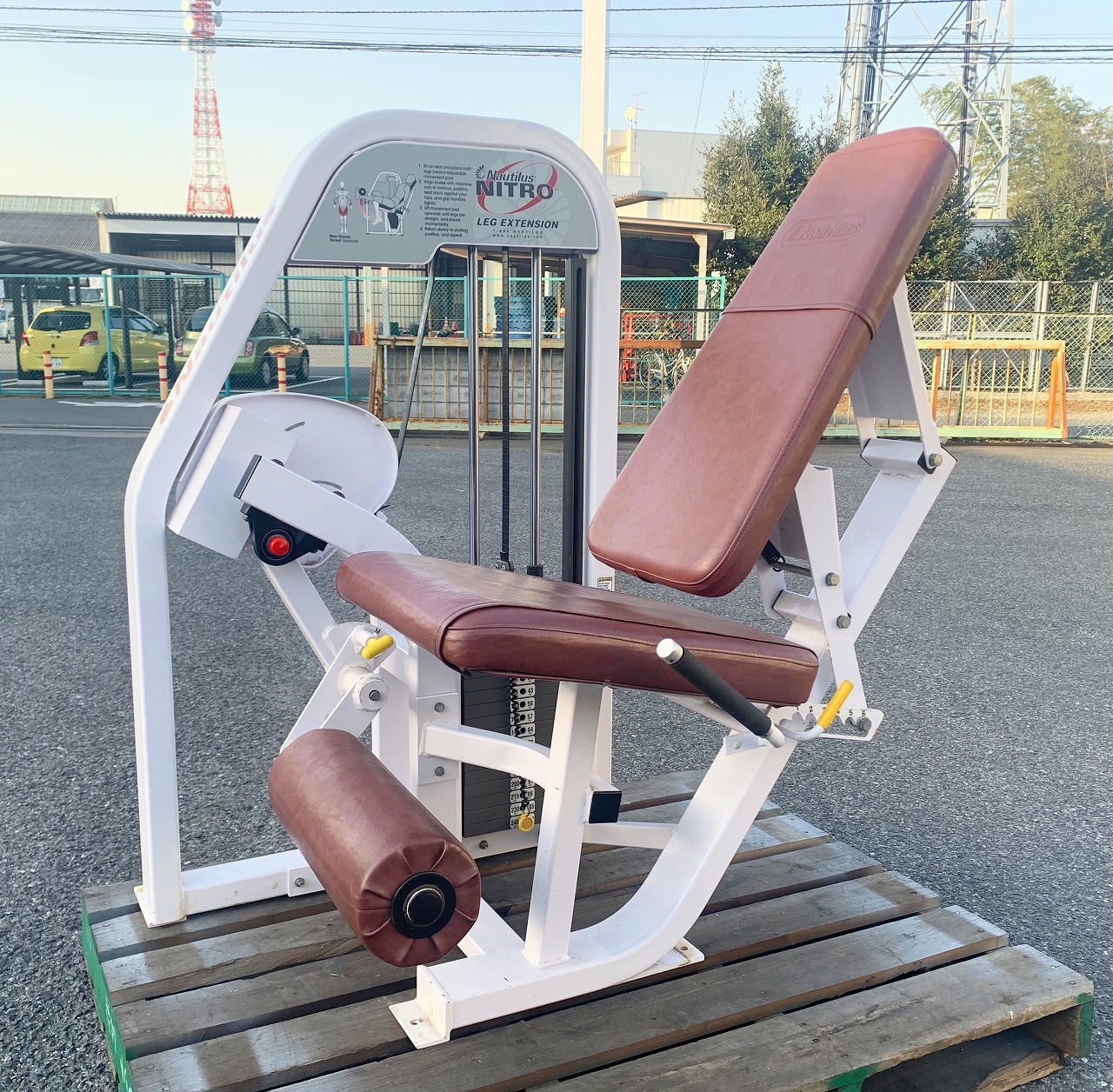 名機 Nautilus ノーチラス レッグエクステンションEX／業務用
