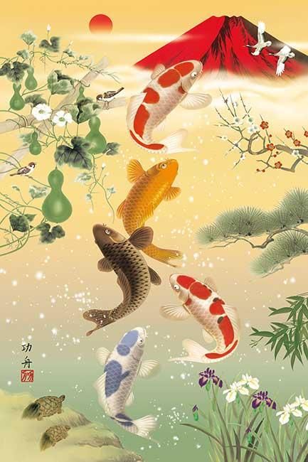 五鯉躍（ごりやく） | 光るジグソーパズルのアップルワン | アップル