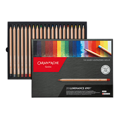 カランダッシュ]油性色鉛筆ルミナンス 20色セット(6901-720)紙箱入