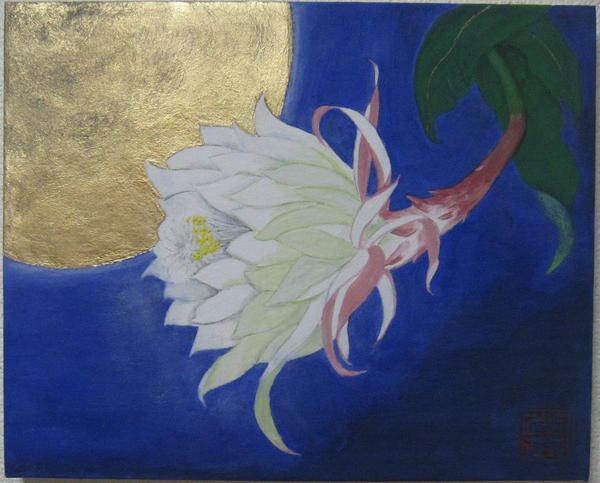 月下美人」 by HIKARI｜Artmeter｜暮らしを彩るアートが、きっと見つかる