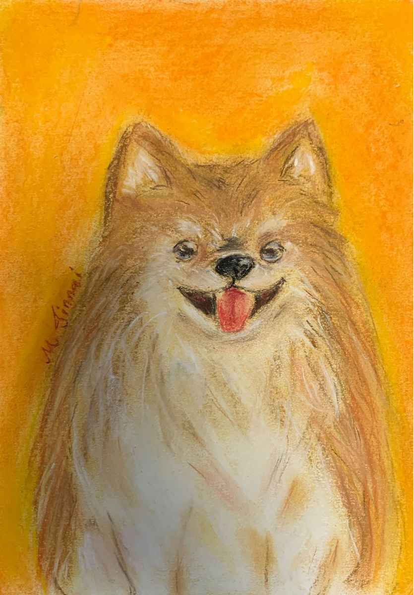 ポメラニアン」 by 神内真希｜Artmeter｜暮らしを彩るアートが、きっと