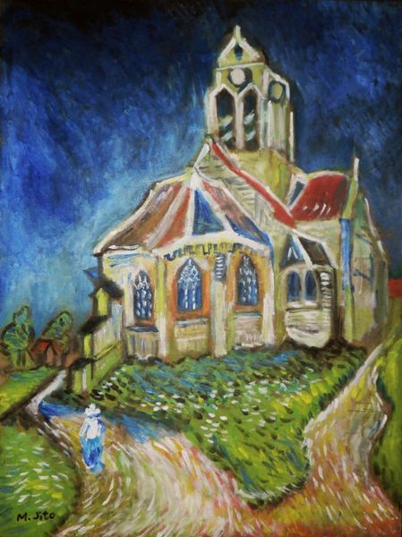 パリ オーヴェルの協会 オーヴェール教会（L'Église d'Auvers