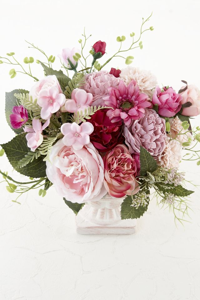 造花・アーティフィシャルフラワー・インテリアアレンジメント】ローズ