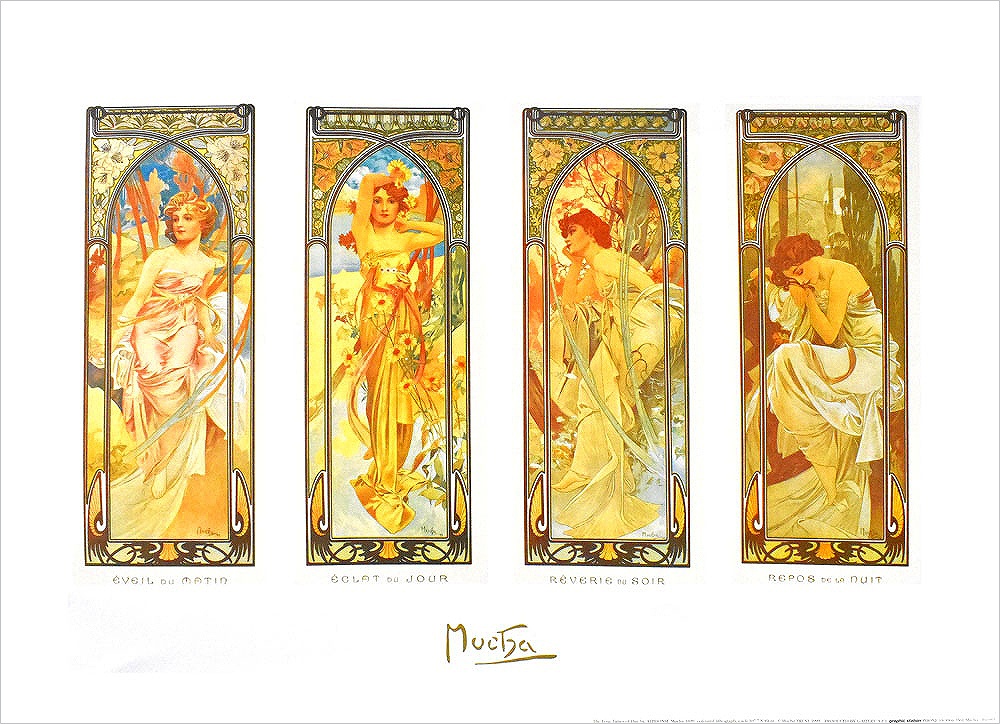 アルフォンス・ミュシャ ポスター PO-093 |アート＆フレーム|絵と額縁