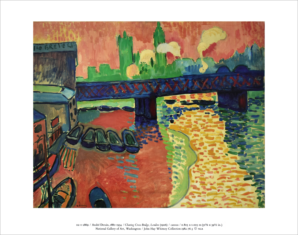 アンドレ・ドラン ポスター Charing Cross Bridge, London (1906) No