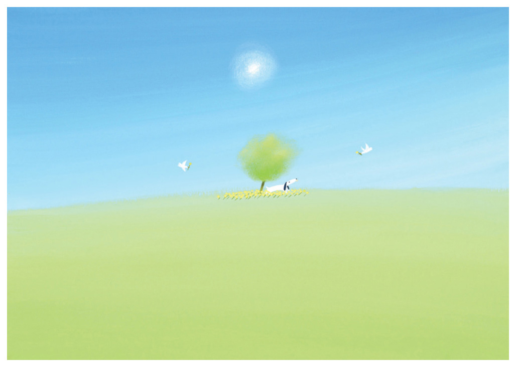 葉祥明 絵画 (版画/ジクレー) JAKEの花便り 4731|アート＆フレーム|絵