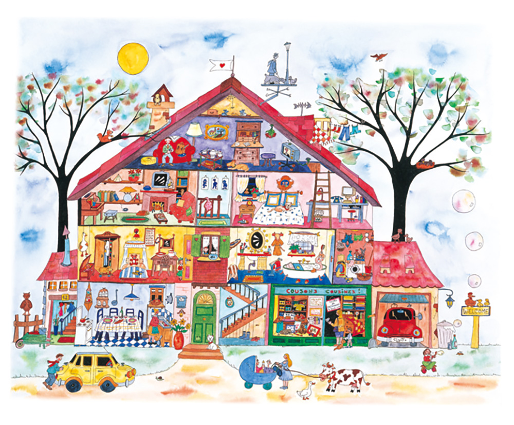 クリーブ 絵画 版画額装完成品（3Dジクレー） ザ・オープンハウス 6757