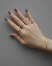 bone] organic thin double line bangle｜ARTIDA OUD（アルティーダ