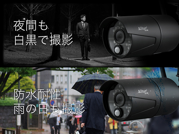 AFH-111Tx フルHDバレット型ワイヤレスカメラ RD-4689増設用 RD-4690