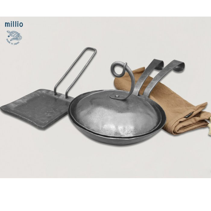 Millio 鍛造フライパン 20cm用 フタ 取寄品 - 大工道具・金物の専門