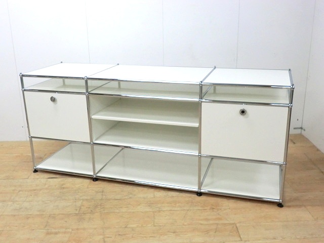 サイドボード USMハラー ホワイト 73776/1003669-1 | 中古オフィス家具