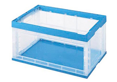 セキスイ 折りたたみコンテナ 透明窓あきタイプ 75L OC-75N 4個セット