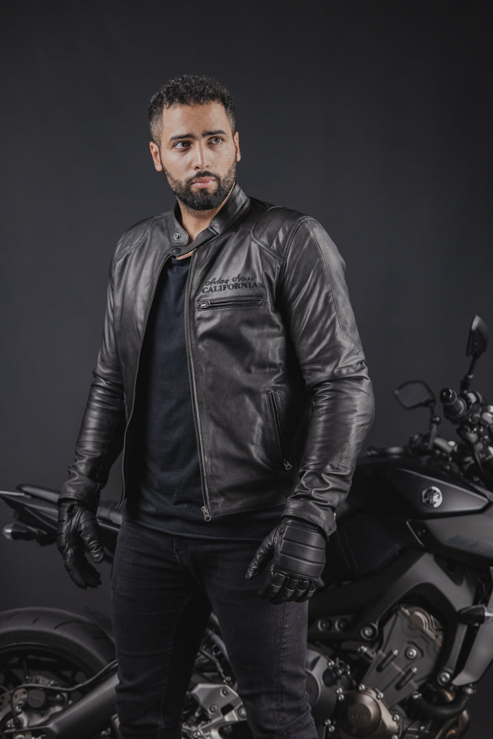Arlen Ness Milano Motorcycle Leather Jacket