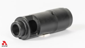 AK-20 Style Muzzle Brake 7.62x39 14x1mm LH Threads Stainless Steel