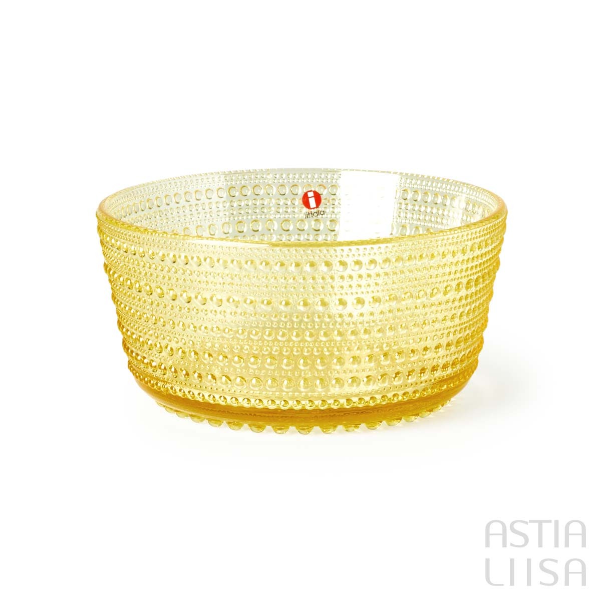 Iittala Kastehelmi レモン/黄色 ボウル 0.85 l, ユーズド