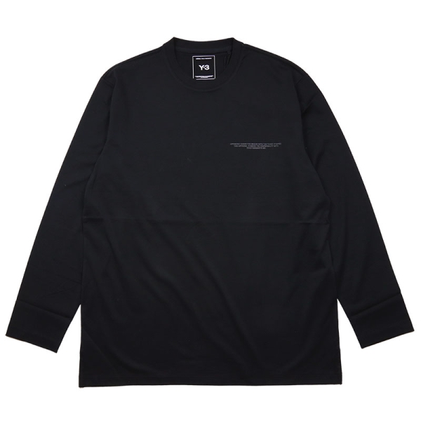 Y-3 LOGO LONG SLEEVE TEE JE9280 JE9279 ロンT Tシャツ 長袖Tシャツ|Y