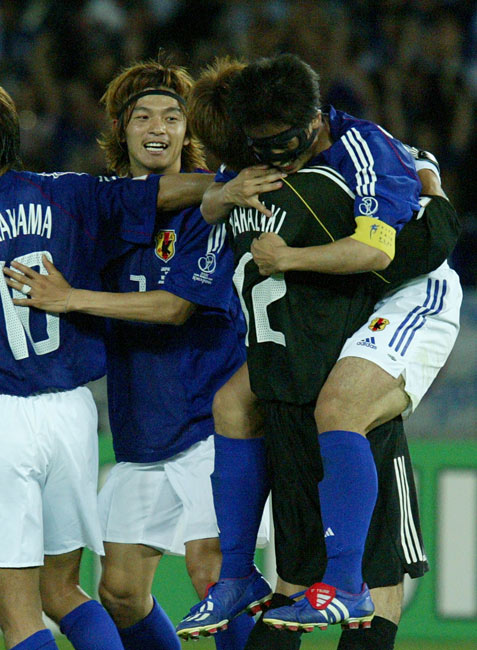 サッカー 日本代表 ユニフォーム 2002 年 日韓 W杯 背番号 3 松田直樹 サッカー 日本代表 ユニフォーム 2002 年 日韓 W杯 背番号 3 松田直樹