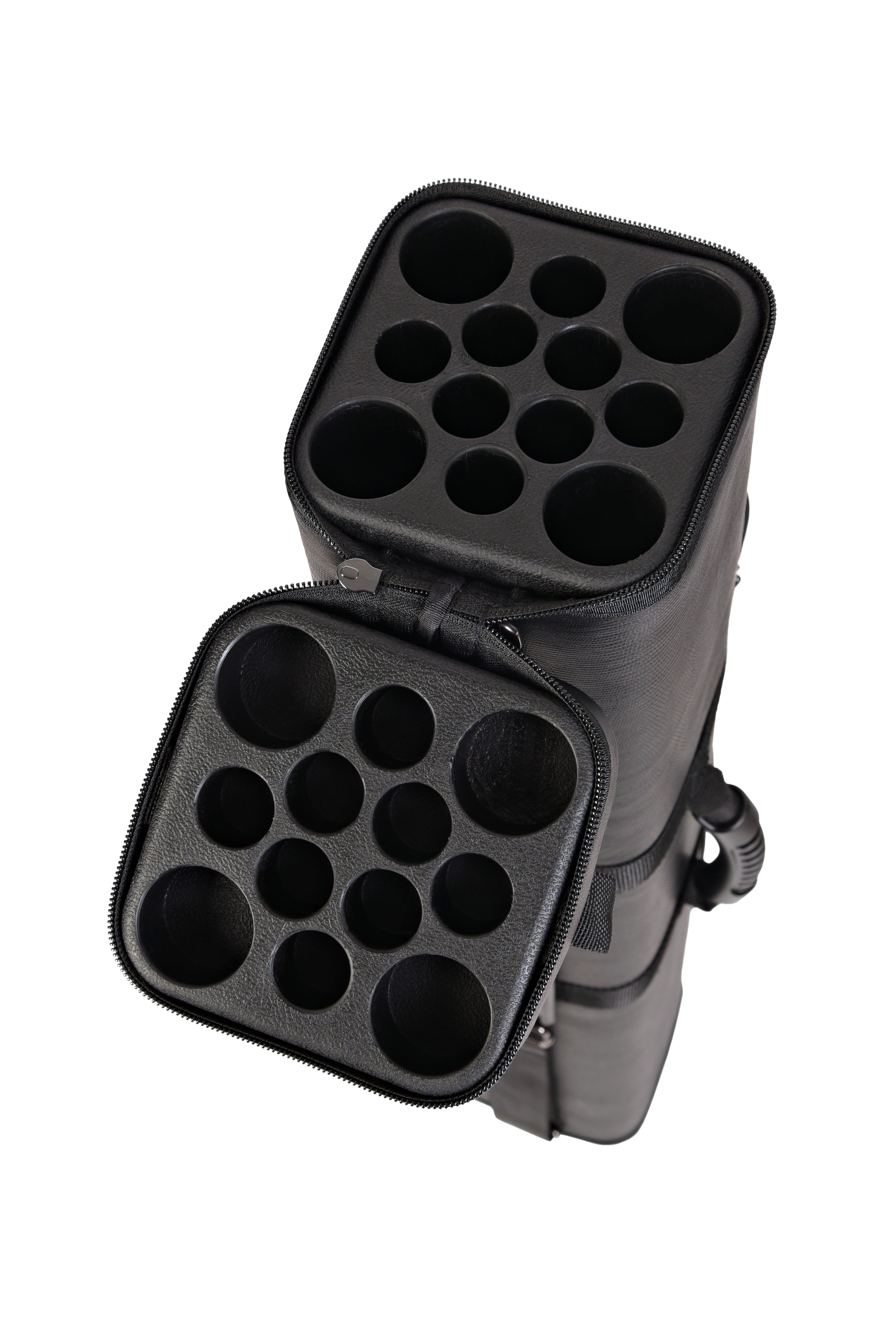 ASKA Hard 4x8 Pool Cue Case, Holds Up to 4 Butts and 8 Shafts