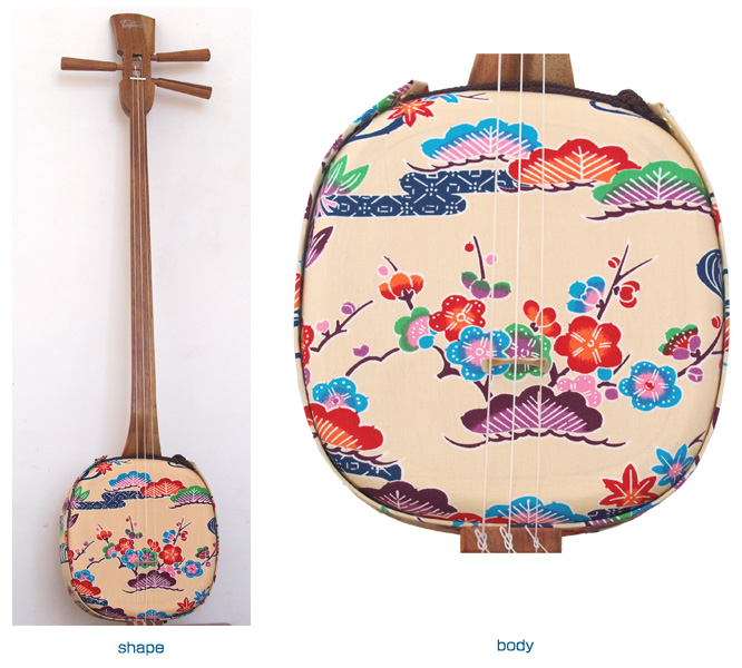 ASOVIVA 三線本体 葉のデザインスタンド付き 三線 販売｜沖縄の三線
