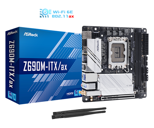 ASRock Z690M-ITX/ax マザーボード ASRock > Z690M-ITX/ax