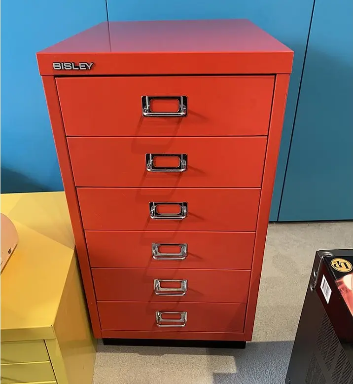東京都 港区にて BISLEY/ビスレー BASIC 6段 スチールキャビネット を