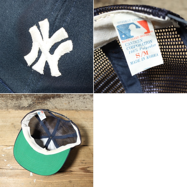 80s 90s USA MLB ニューヨークヤンキース メッシュ ベースボール